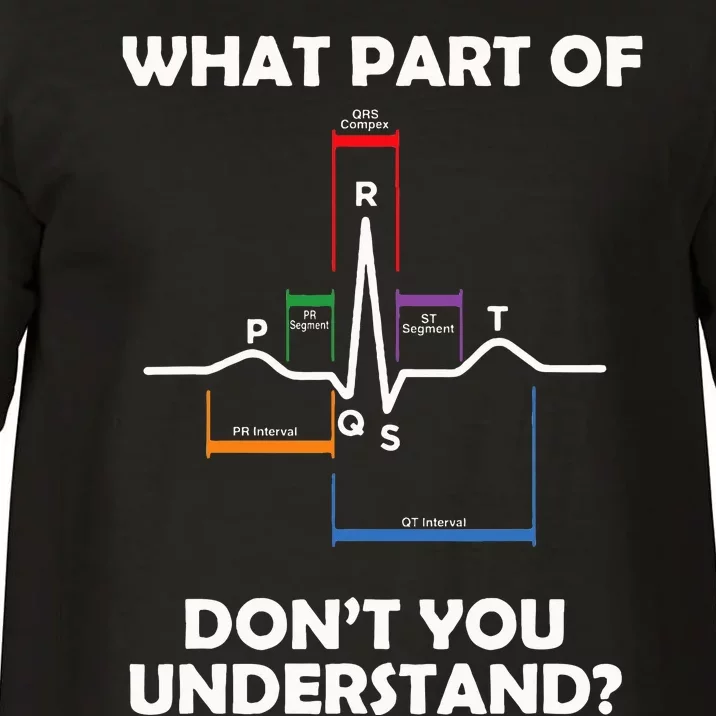 What Part Of Pqrst DonT You Understand Cardiac Doctor Nurse Comfort Colors T-Shirt