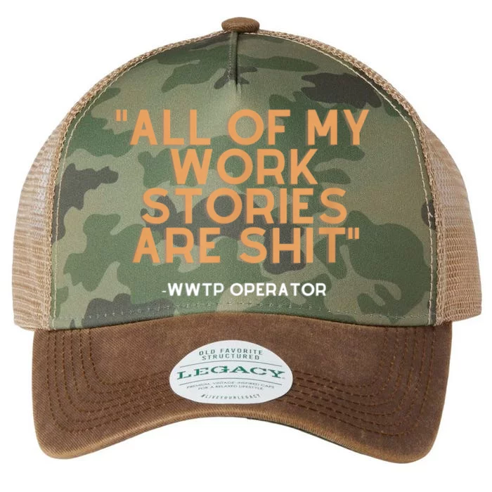 Wastewater Plant Operator Funny Legacy Tie Dye Trucker Hat