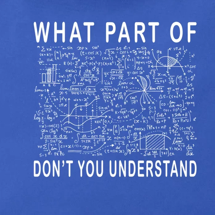 What Part Of Don't You Understand Funny Math Teacher Gift Zip Tote Bag