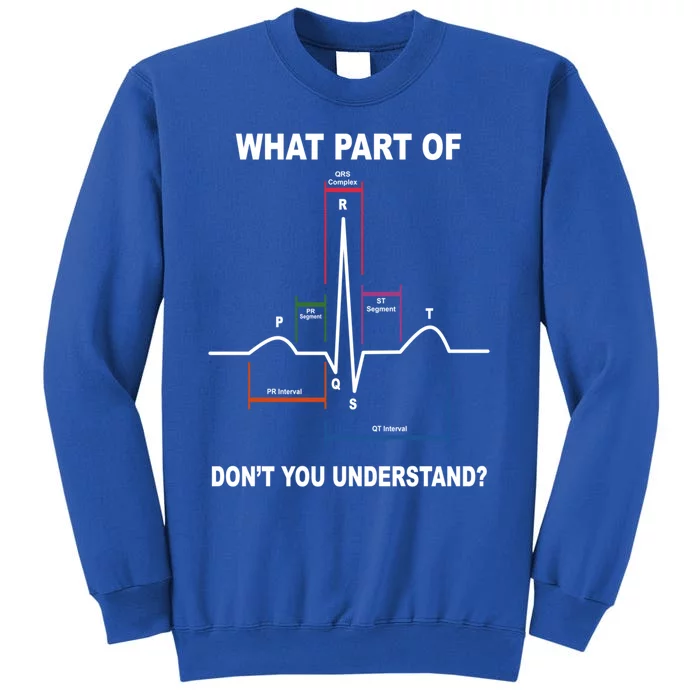 What Part Of Pqrst Dont You Understand Cardiac Doctor Nurse Gift Sweatshirt