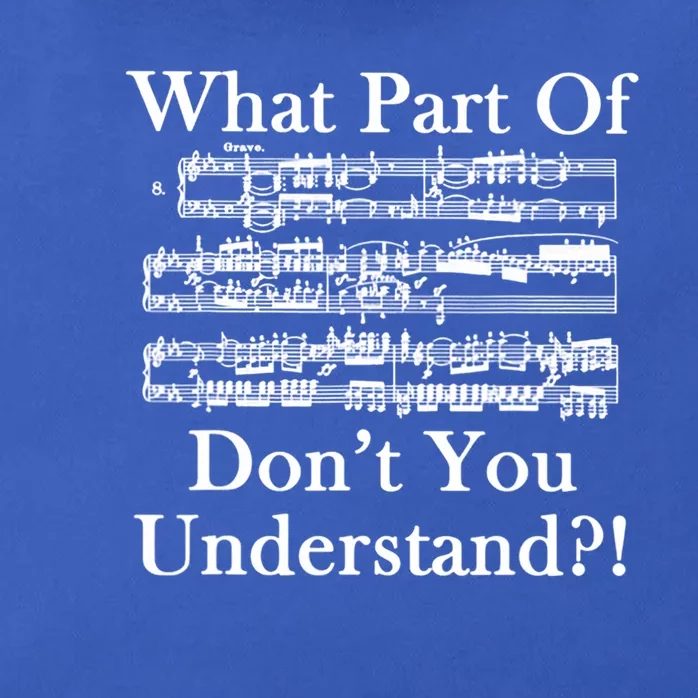 What Part Of Music Don't You Understand Funny Music Note Gift Zip Tote Bag