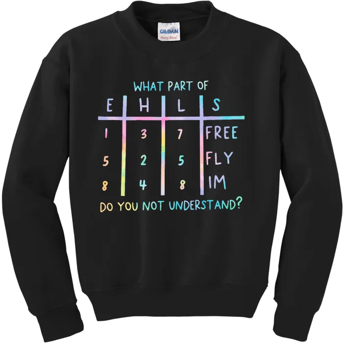 What Part Of Do You Not Understand Swimmer Swimming Coach Kids Sweatshirt