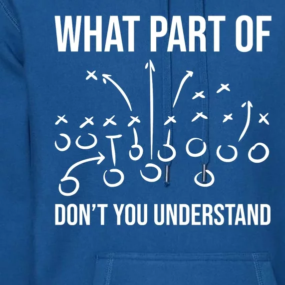 What Part Of Football Dont You Understand Funny Premium Hoodie