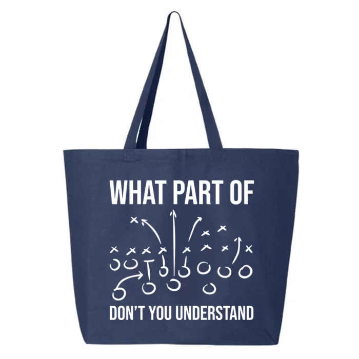 What Part Of Football Dont You Understand Funny 25L Jumbo Tote