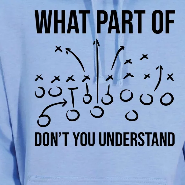 What Part Of Football Dont You Understand Funny Unisex Surf Hoodie