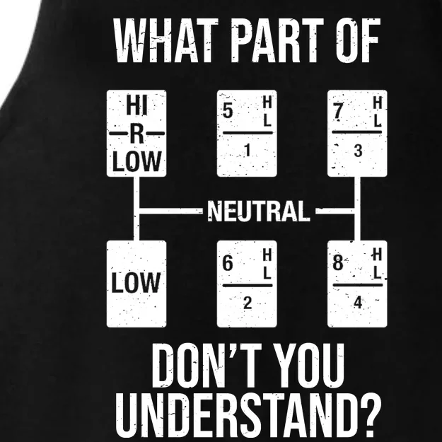 What Part Of Neutral Don't You Understand Ladies Tri-Blend Wicking Tank