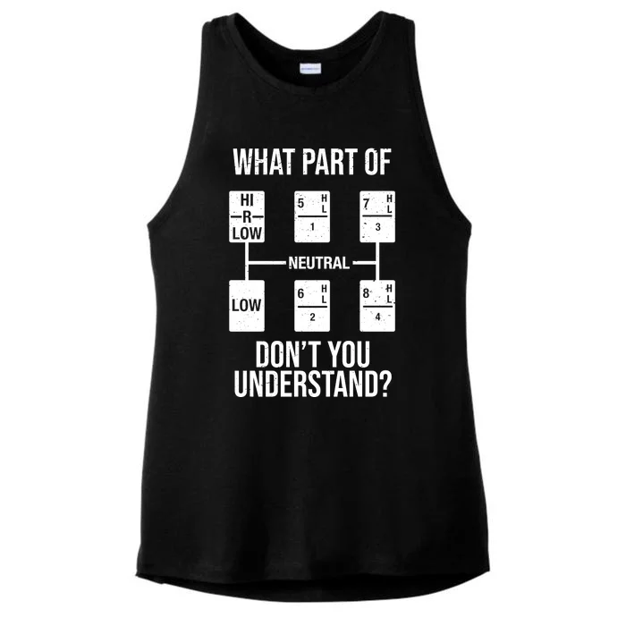 What Part Of Neutral Don't You Understand Ladies Tri-Blend Wicking Tank