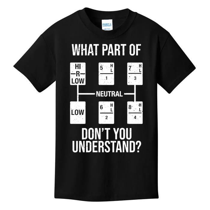 What Part Of Neutral Don't You Understand Kids T-Shirt