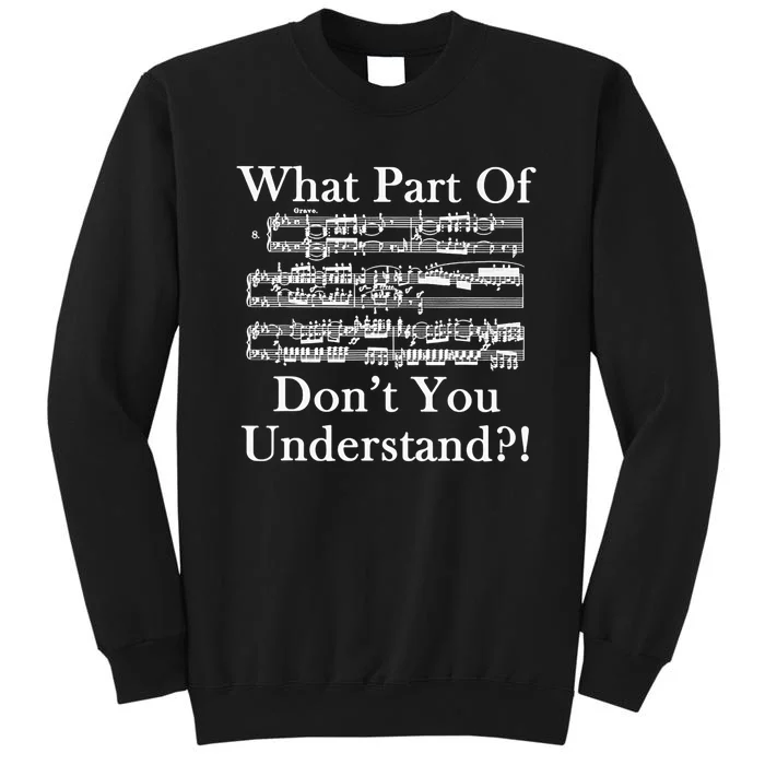 What Part Of Music DonT You Understand Funny Music Note Sweatshirt