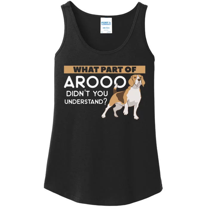 What Part Of Arooo Didn't You Understand For A Dog Lover Ladies Essential Tank