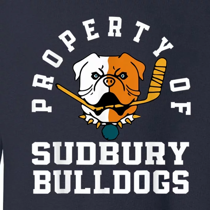 Women Property Of Sudbury Bulldog Funny Toddler Sweatshirt