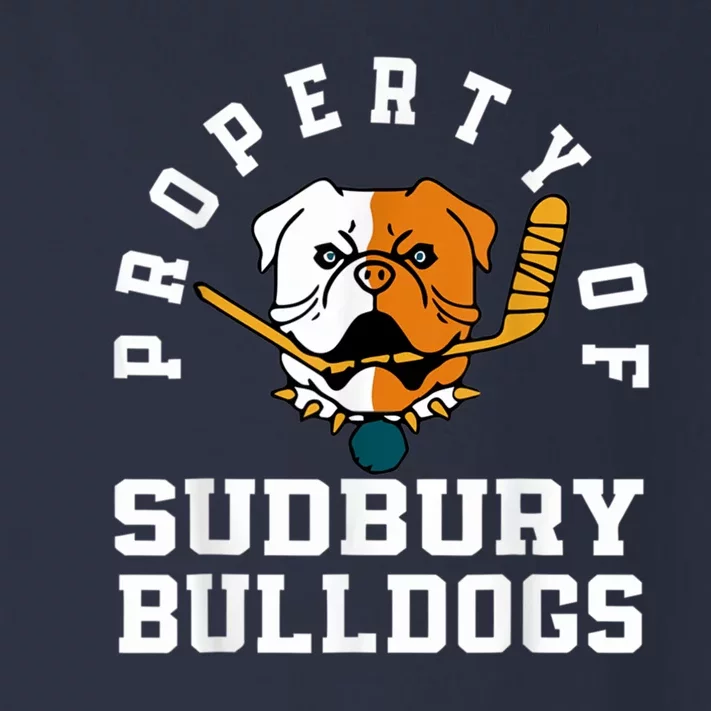 Women Property Of Sudbury Bulldog Funny Toddler Long Sleeve Shirt