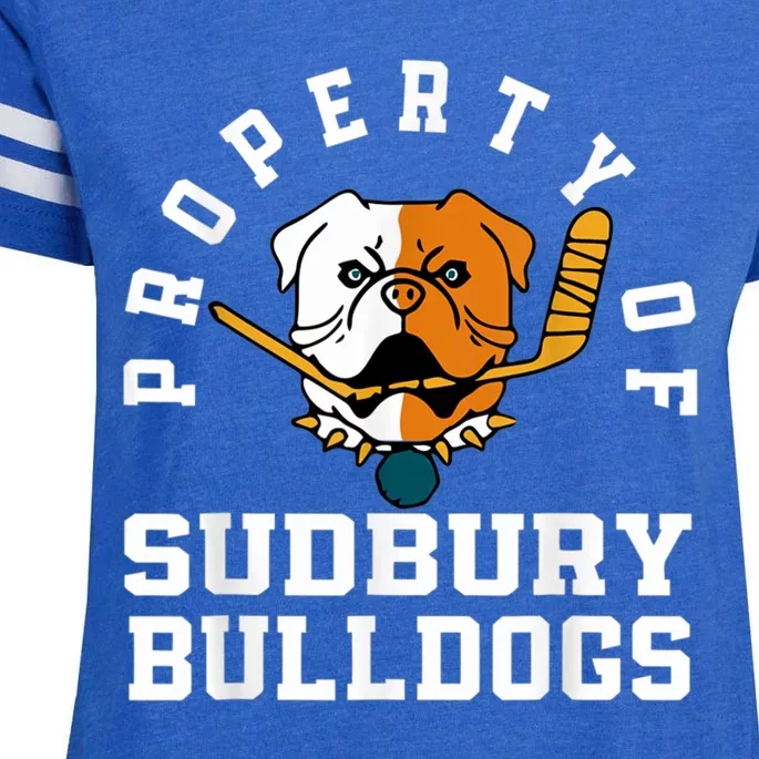 Women Property Of Sudbury Bulldog Funny Enza Ladies Jersey Football T-Shirt