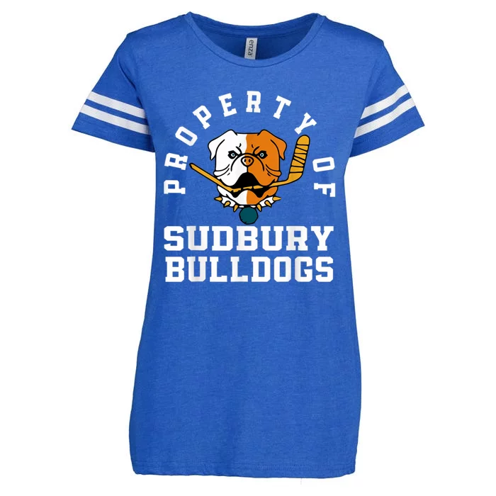 Women Property Of Sudbury Bulldog Funny Enza Ladies Jersey Football T-Shirt