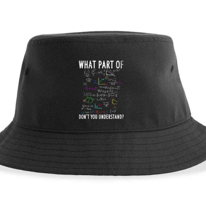 What Part Of DonT You Understand For Math Teacher Sustainable Bucket Hat