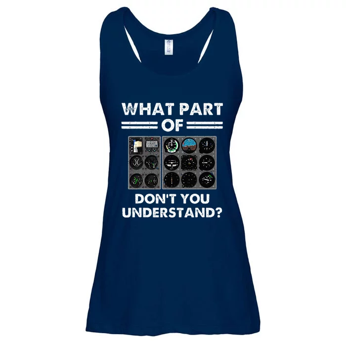 What Part Of Airplane Pilot Instruments Dont You Understand Ladies Essential Flowy Tank