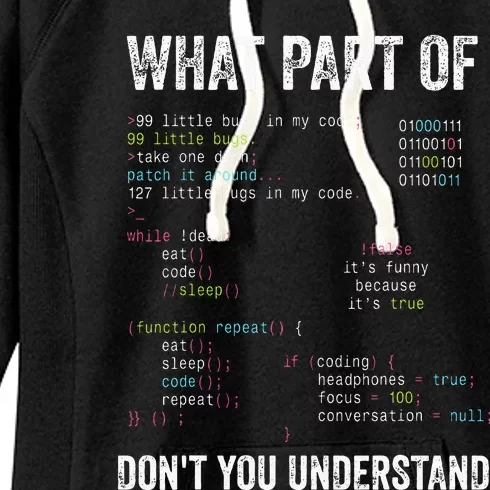 What Part Of DonT You Understand Computer Science Lovers Women's Fleece Hoodie