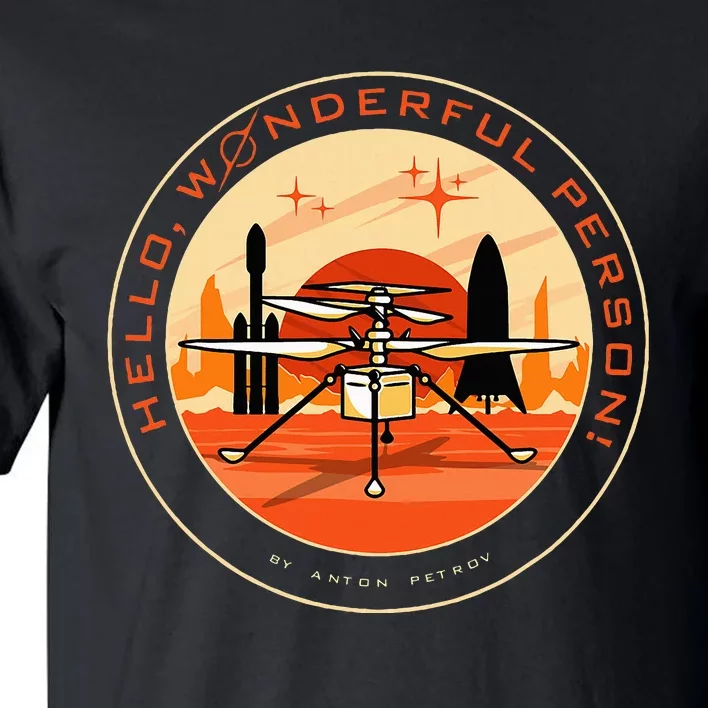 Wonderful Person On Mars Tall T-Shirt