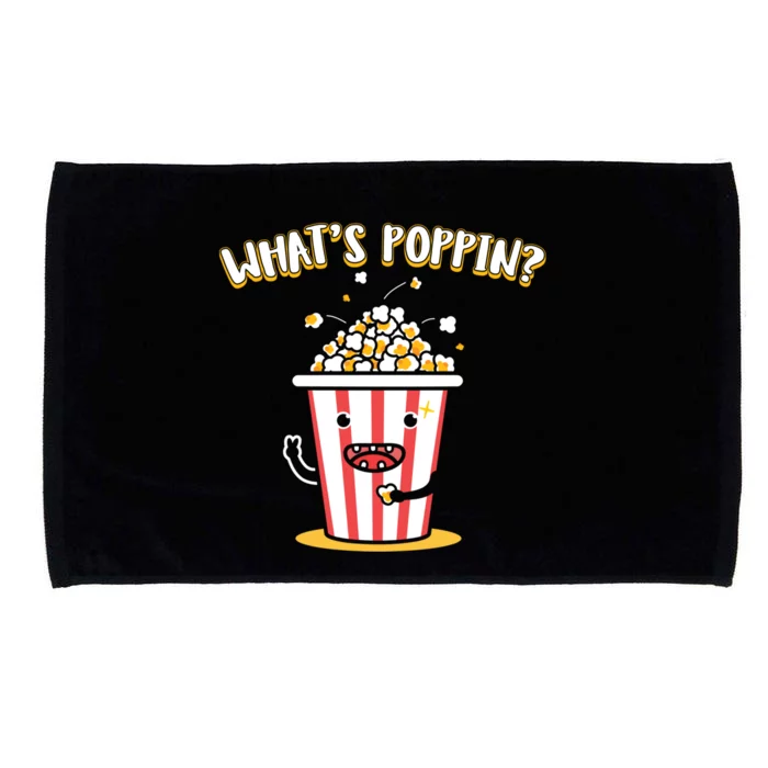 Whats Poppin Popcorn Gift Microfiber Hand Towel