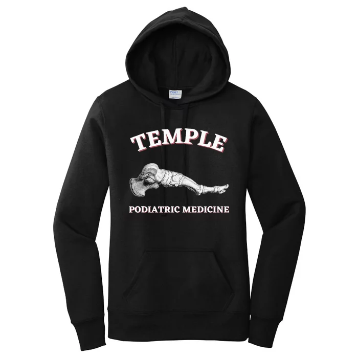 Wo Podiatry Podiatrist Podiatric Medicine Temple Women's Pullover Hoodie