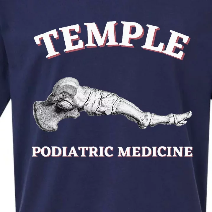 Wo Podiatry Podiatrist Podiatric Medicine Temple Sueded Cloud Jersey T-Shirt