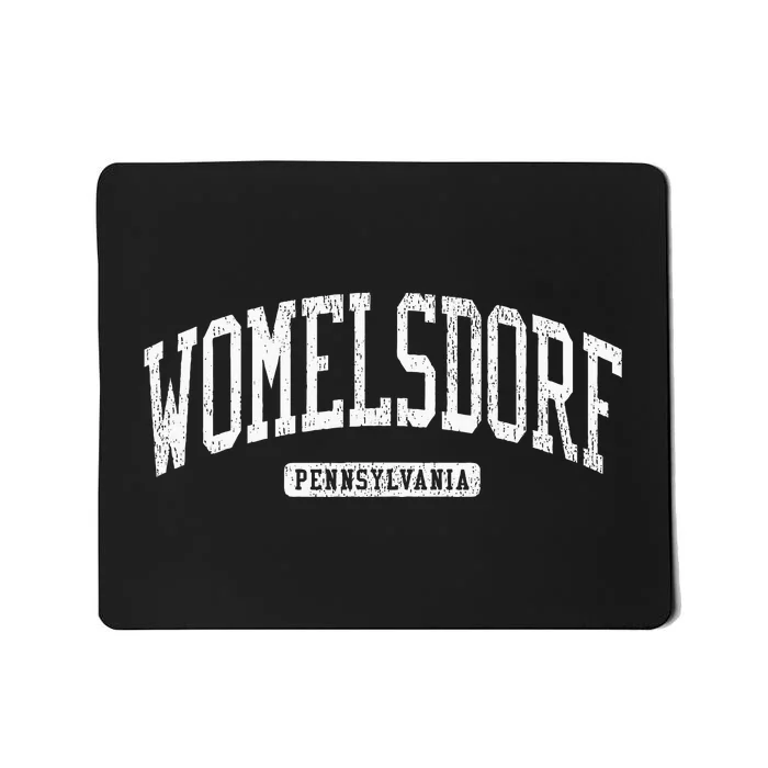 Womelsdorf Pennsylvania Pa Js03 College University Style Mousepad