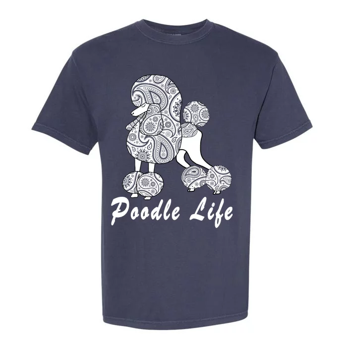 Women Paisley Poodle For Standard Poodle Lovers Garment-Dyed Heavyweight T-Shirt