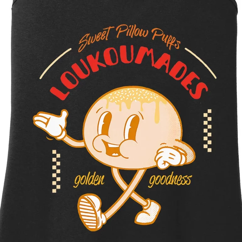 Weet Pillow Purrs Loukoumades Golden Goodness Ladies Essential Tank