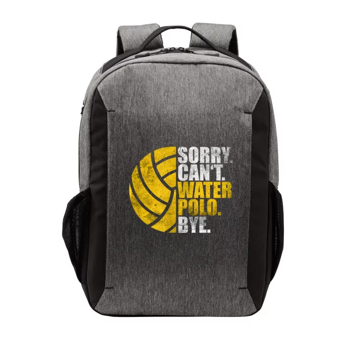 Water Polo Player Sorry Cant Waterpolo Bye Vector Backpack