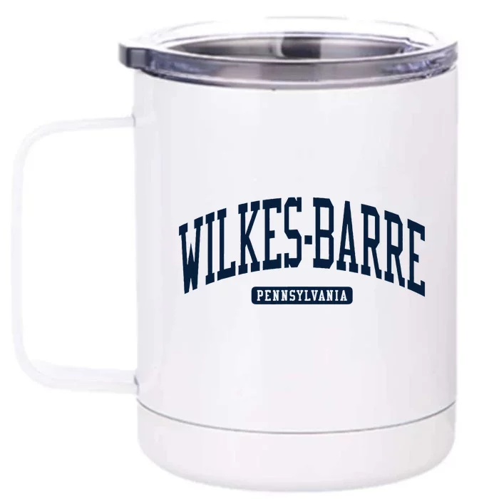 Wilkesbarre Pennsylvania Pa College University Style Front & Back 12oz Stainless Steel Tumbler Cup