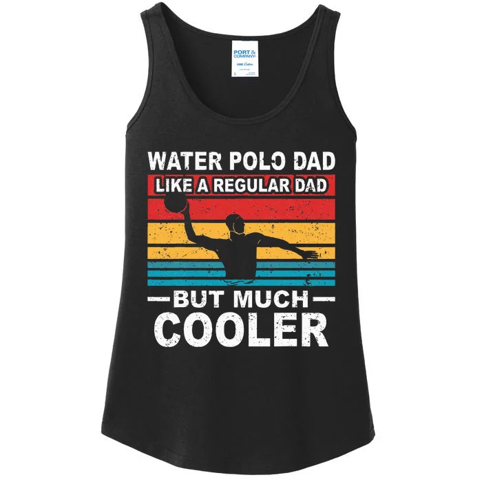 Water Polo Player Father Water Polo Sport Dad Ladies Essential Tank