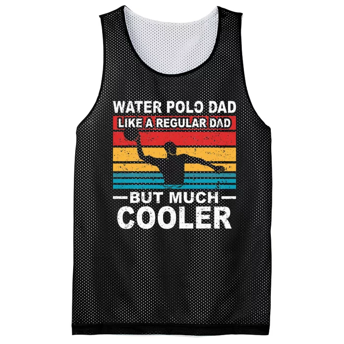 Water Polo Player Father Water Polo Sport Dad Mesh Reversible Basketball Jersey Tank