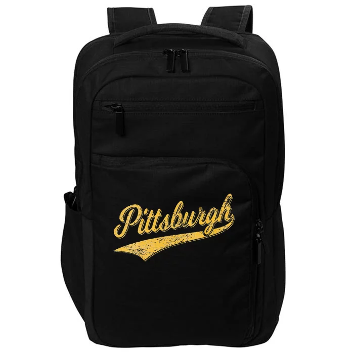 Womens PITTSBURGH PENNSYLVANIA VARSITY SCRIPT SPORTS JERSEY STYLE Impact Tech Backpack