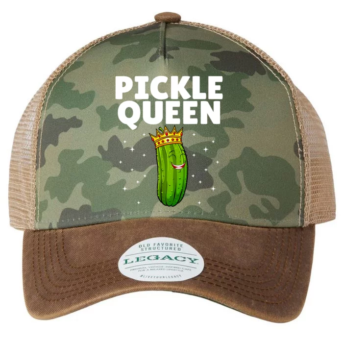 Women Pickle Queen Girl Cucumber Pickle Lover Gift Legacy Tie Dye Trucker Hat