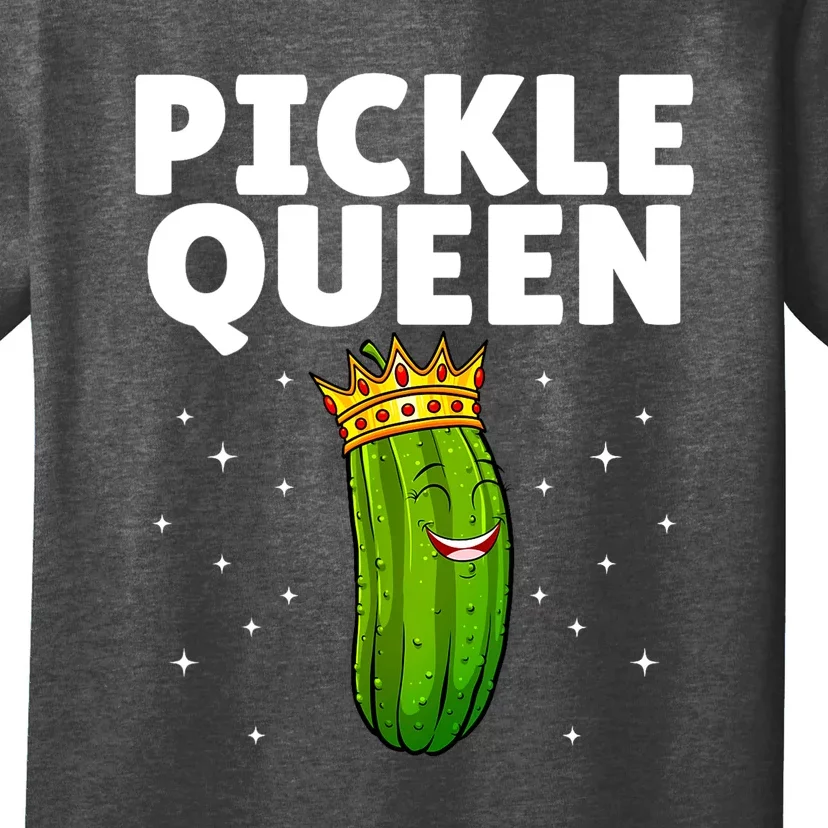 Women Pickle Queen Girl Cucumber Pickle Lover Gift T-Shirt