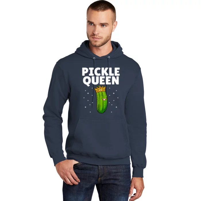 Women Pickle Queen Girl Cucumber Pickle Lover Gift Hoodie