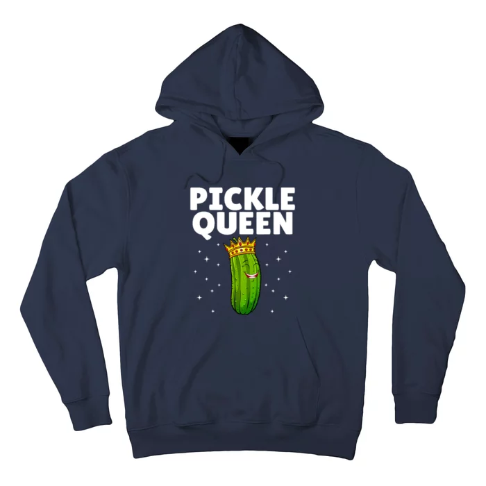 Women Pickle Queen Girl Cucumber Pickle Lover Gift Hoodie