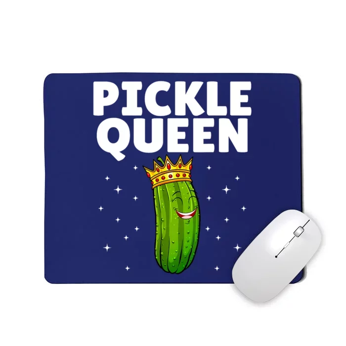 Women Pickle Queen Girl Cucumber Pickle Lover Gift Mousepad