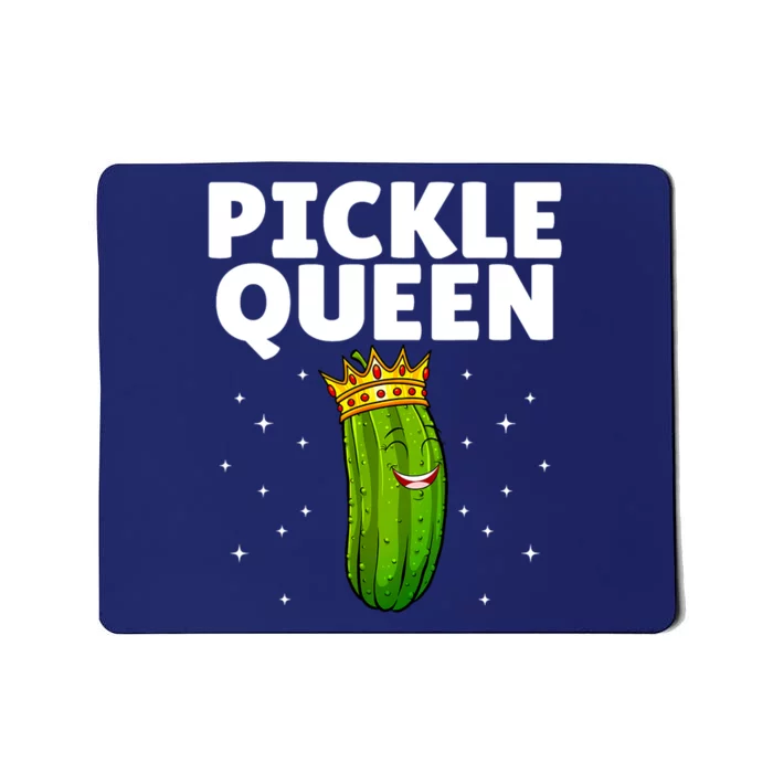 Women Pickle Queen Girl Cucumber Pickle Lover Gift Mousepad