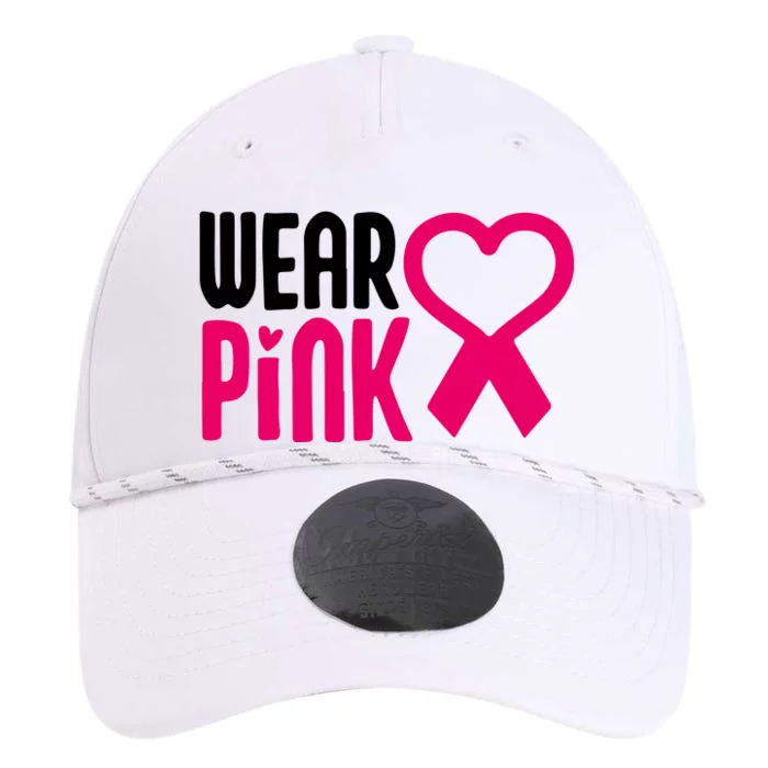 Wear Pink Ribbon Breast Cancer Awareness Month Gift Performance The Dyno Cap