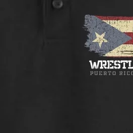 Wrestling Puerto Rico Combat Sports Player Wrestling Dry Zone Grid Performance Polo