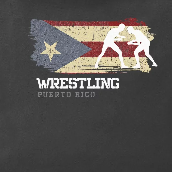 Wrestling Puerto Rico Combat Sports Player Wrestling Zip Tote Bag