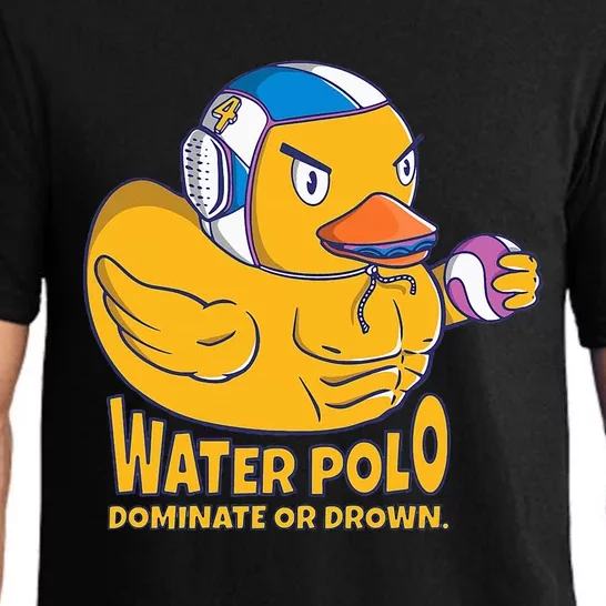 Water Polo Rubber Duck Dominate Or Drown On Pajama Set