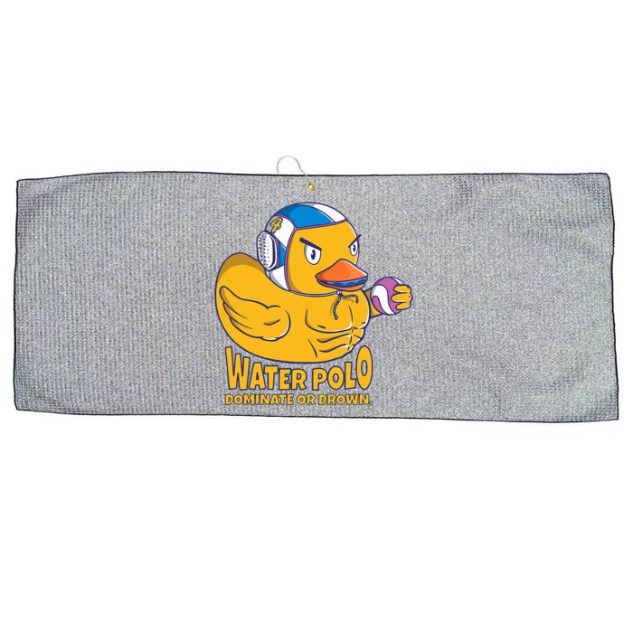 Water Polo Rubber Duck Dominate Or Drown On Large Microfiber Waffle Golf Towel