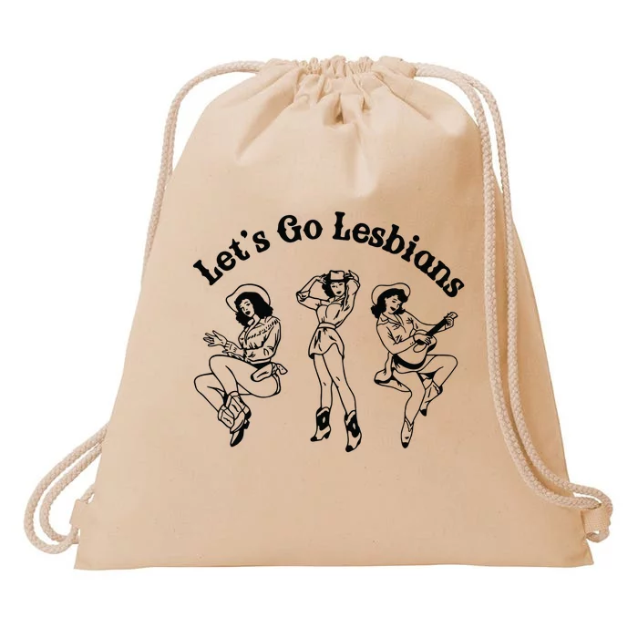 Western Pride Rights Drawstring Bag