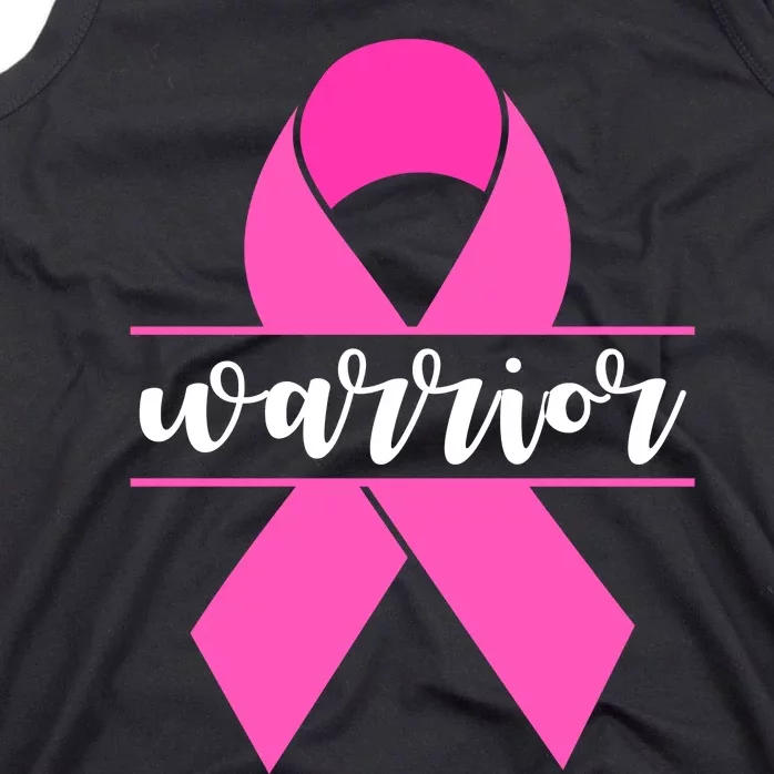 Warrior Pink Ribbon Breast Cancer Month Tank Top