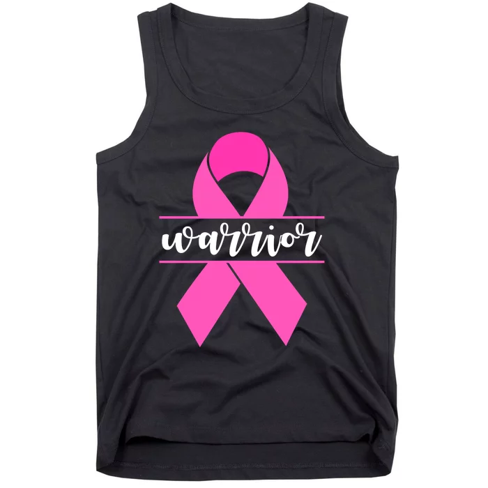 Warrior Pink Ribbon Breast Cancer Month Tank Top