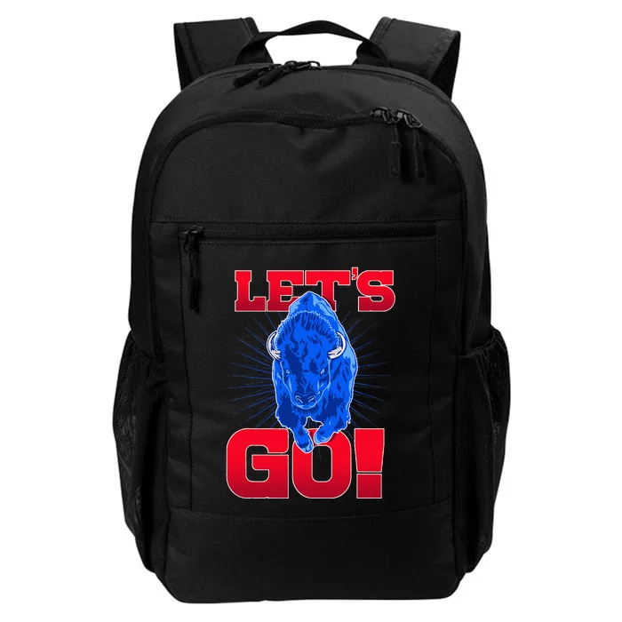 WNY Pride Red & Blue Buffalo Let's Go Buffalo Daily Commute Backpack