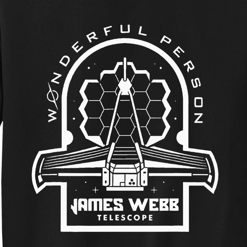 Wonderful Person Space Telescope Tall Sweatshirt