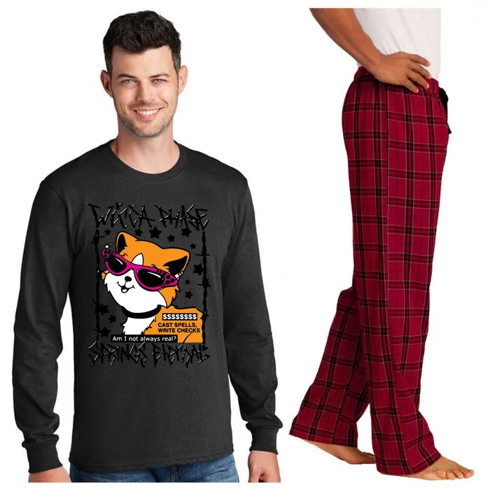 Wicca Phase Springs Eternal Cat Long Sleeve Pajama Set